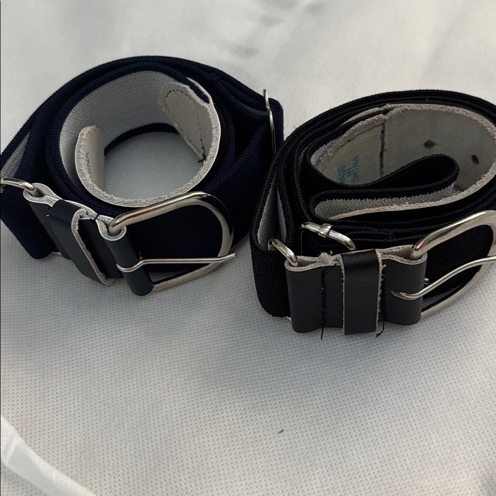 Baseball belts boys 1 blue 1 black EUC - Picture 5 of 5